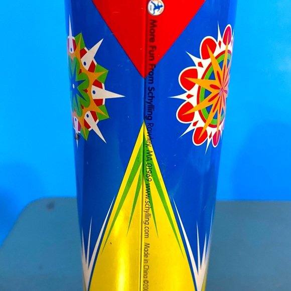 KALEIDOSCOPE VINTAGE 2002 CLASSIC TIN TOY BRILLANT COLORS & PATTERNS 7” - Picture 10 of 10